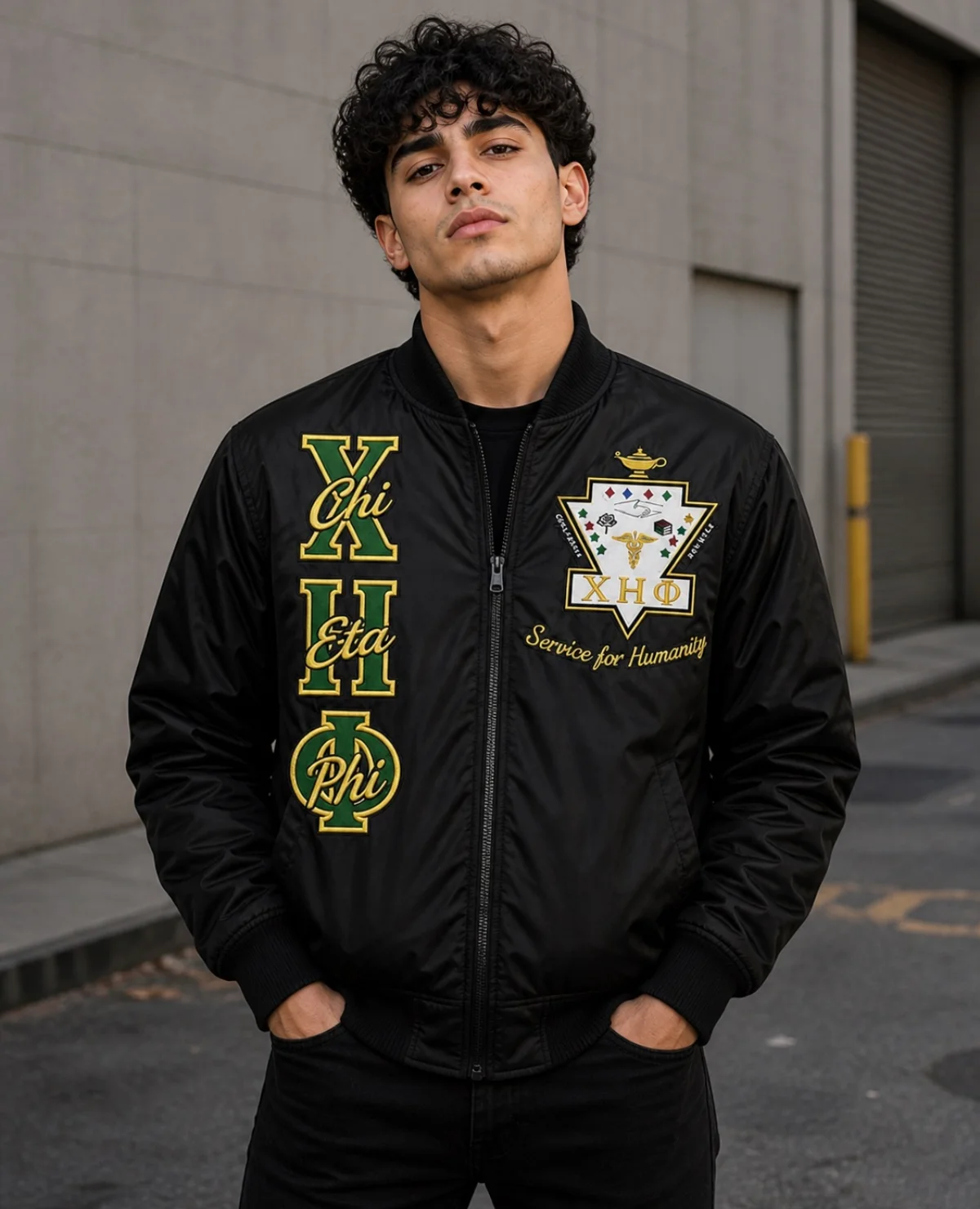 Chi Eta Phi Greek Satin Jackets
