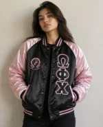 Omega Phi Chi Greek Satin Jackets