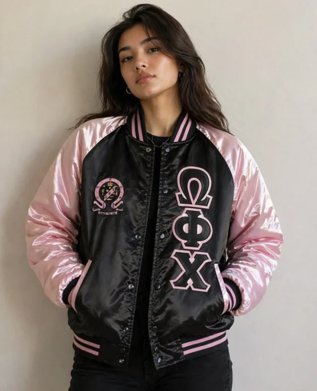 Omega Phi Chi Greek Satin Jackets