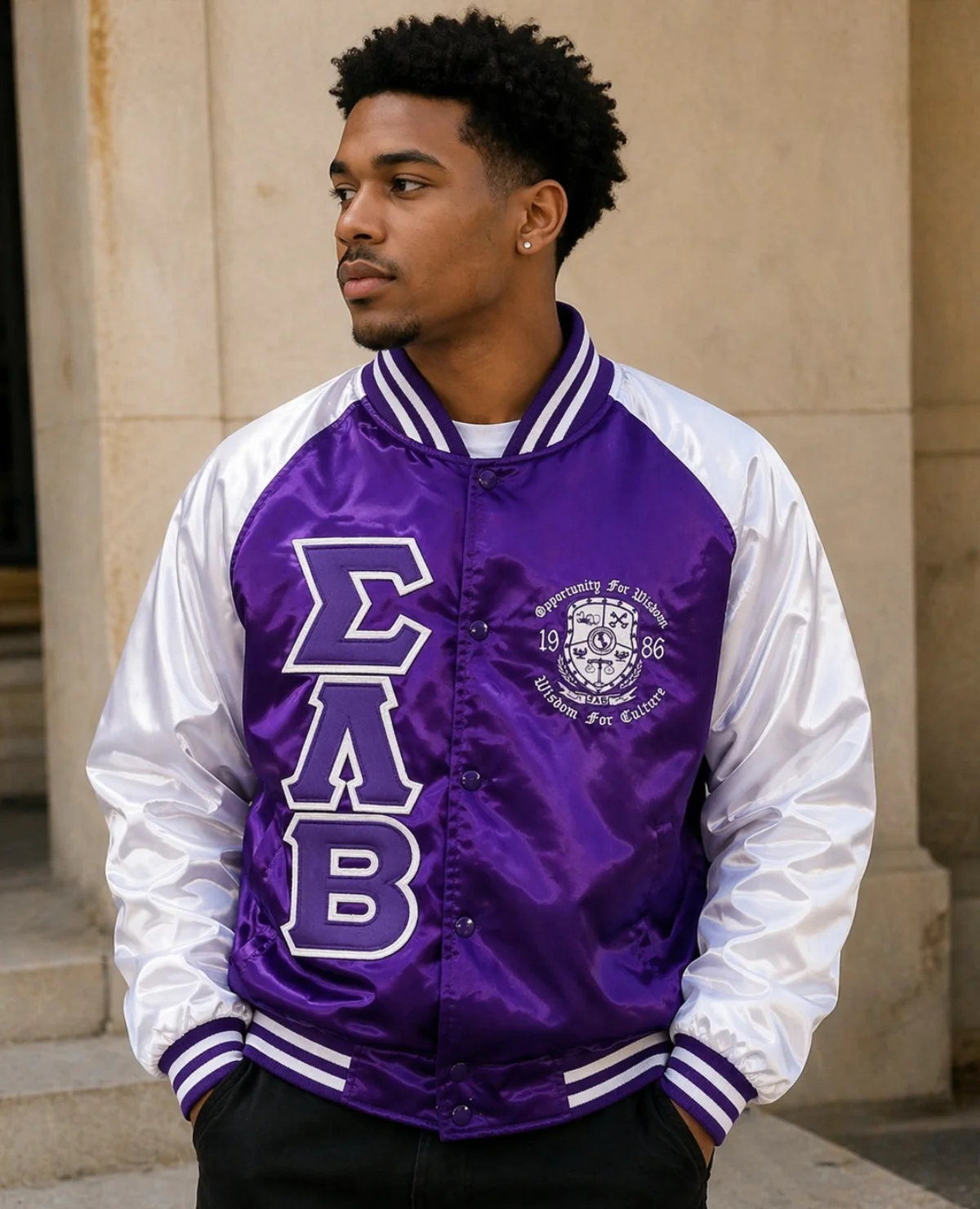 Sigma Lambda Beta Greek Satin Jackets