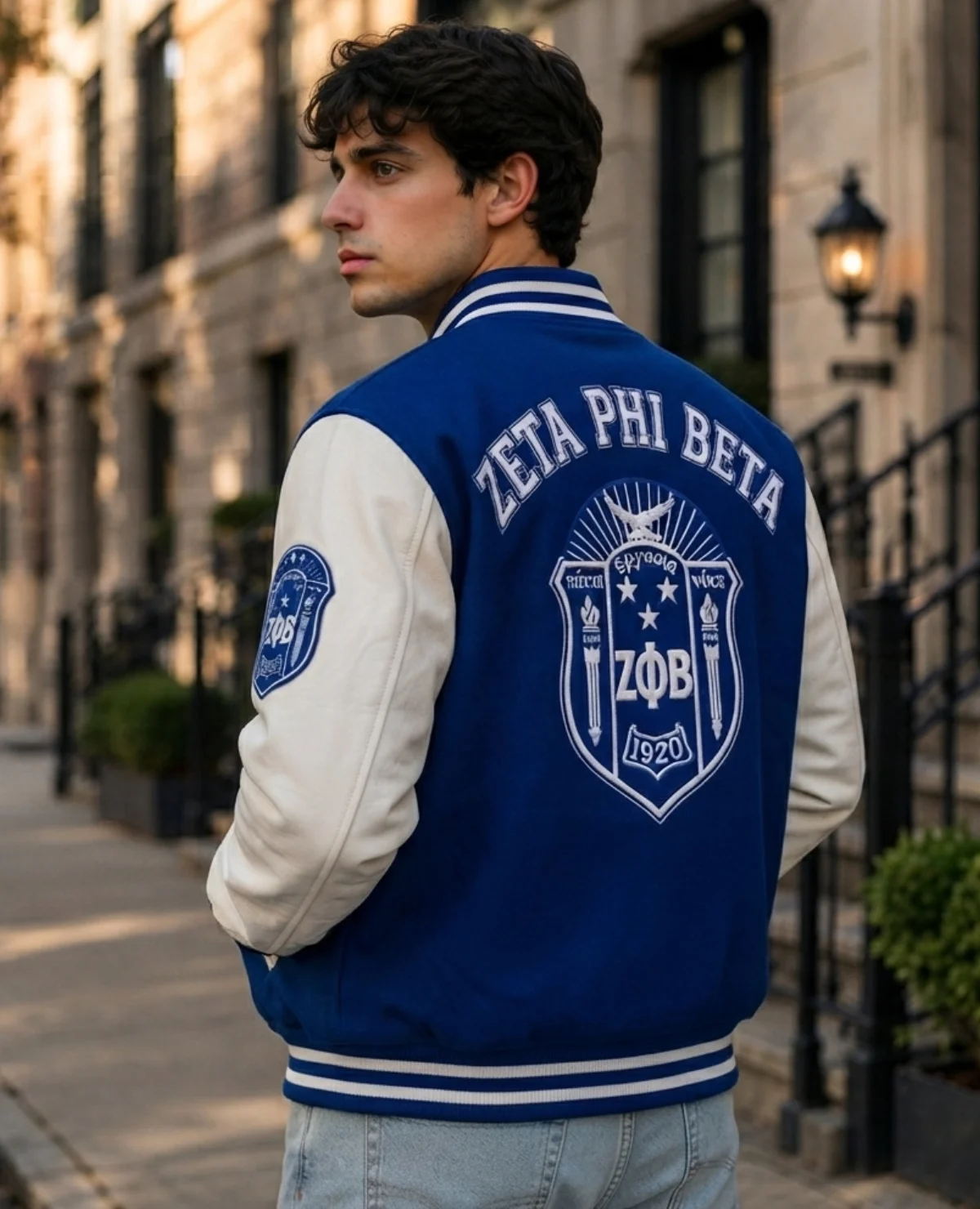 Zeta Phi Beta Greek Varsity Jacket